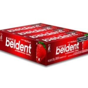 Chicle Beldent Frutilla x 20un