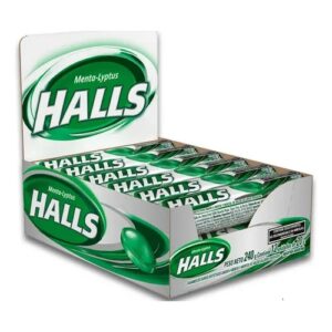 pastilla halls free sabor menta 12U