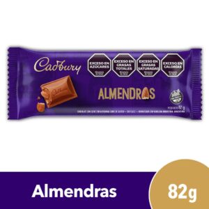 Chocolate con Almendras Cadbury 82 Gr
