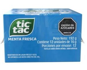 Pastillas tic tac menta fresca x 12 un.