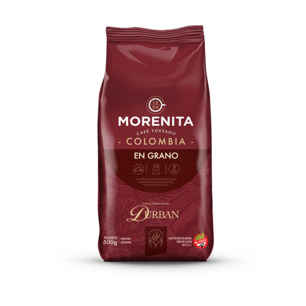 Cafe Tostado La Morenita en Grano x 500 g