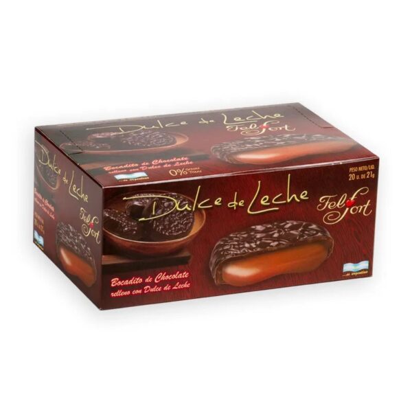 Chocolate Medallon Con Dulce De Leche Felfort Medallon 21 Gr
