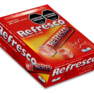 REFRESCO Caramelos duros sabor a mentol y tutti frutti 12U 324G