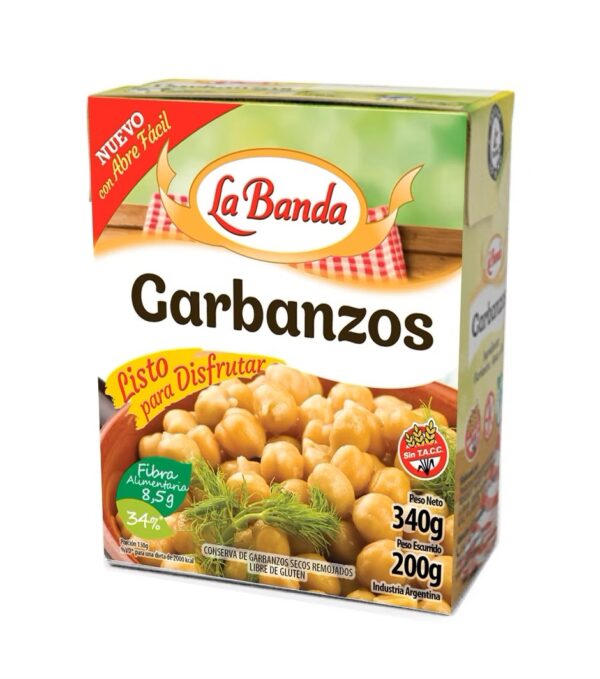 Garbanza La Banda Tetra x 340 gr