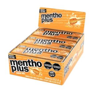 Pastilla menthoplus sabor miel 352G