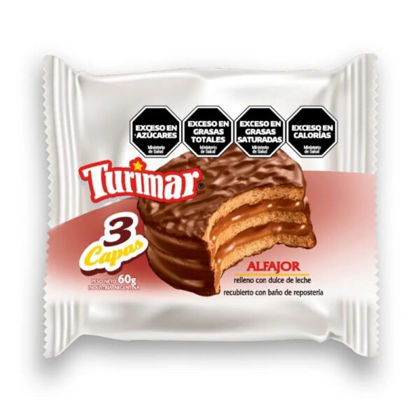 Alfajor Turimar 3Capas D/Choc X60G