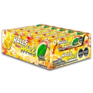 PAstillas Halls miel y menta x 12u