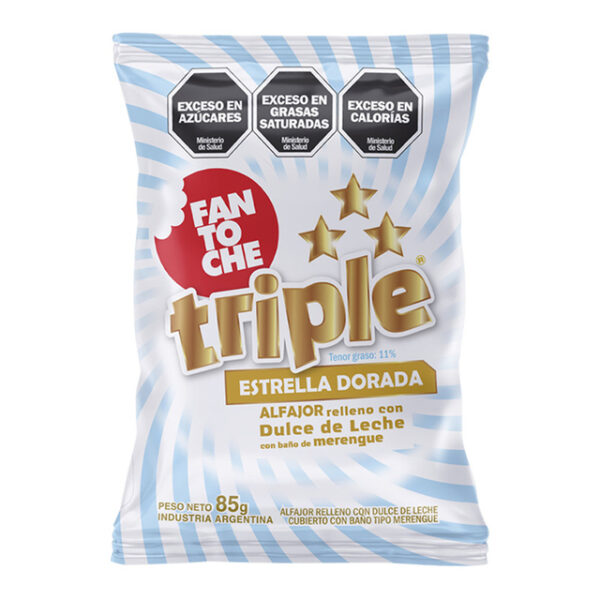 Alf. Fantoche Triple Estrella Dorada x 85 g