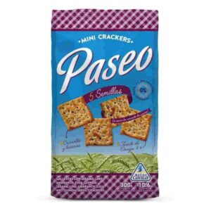 Galletitas PASEO Mini Crackers 5 semillas Paseo 300 gr