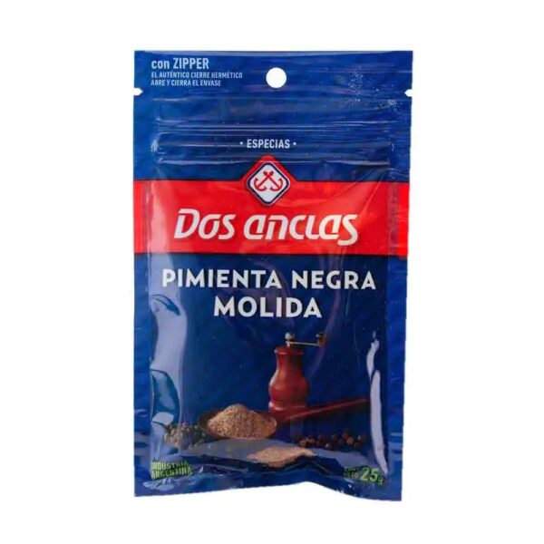 Pimienta Negra Dos Anclas x 25 gr.