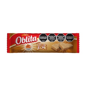 Galletitas Oblea Oblita Sabor Dulce de Leche 100g
