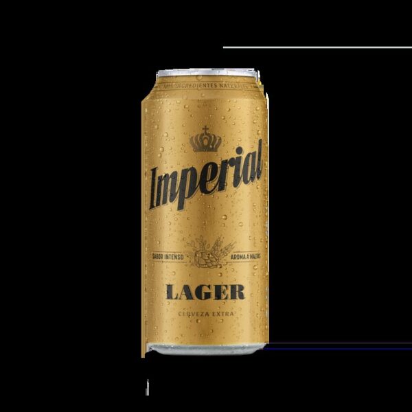 Cerveza imperial rubia lata x 473 cc. c/u.