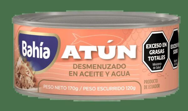 Atun Desmenuzado Bahia en Aceite y Agua x 170 gr