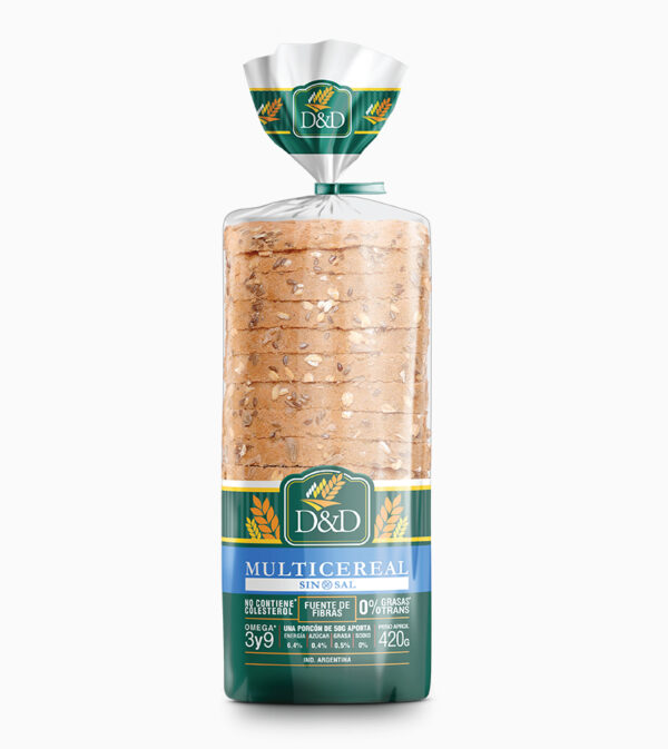 pan Multicereal SIN SAL x 440 g