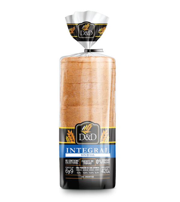 Pan Integral SIN SAL 420 g