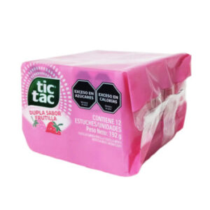 Pastillas tic tac sabor frutilla 12U 192G