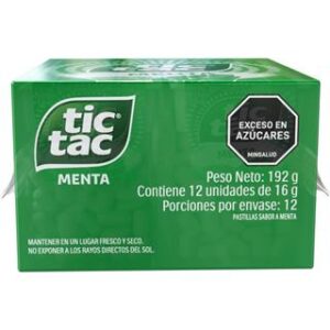 Pastilla Tic Tac Menta 15 Gr