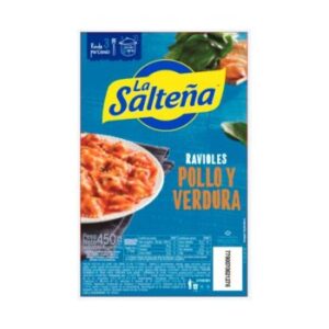RAVIOLES POLLO Y VERDURA LA SALTEÑA X 450GR