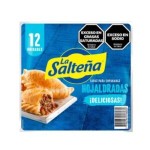 TAPA DE EMPANADA LA SALTEÑA HOJALDRE X 12