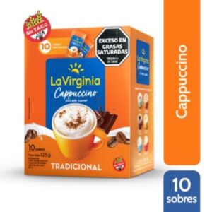 Cappuccino La Virginia Tradicional 10 sobres x12.5g