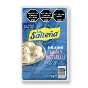 SORRENTINOS JAMON Y MOZZARELLA LA SALTEÑA X 300GR
