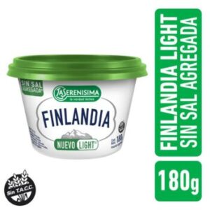 QUESO FINLANDIA NUEVO LIGHT POTE X 180 GR.