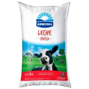 Leche Armonia Descremada 2 % Sachet x 1 LT