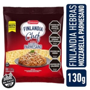 Queso Hebras Finlandia Mozz. Parmesano sobre x 130 gr.