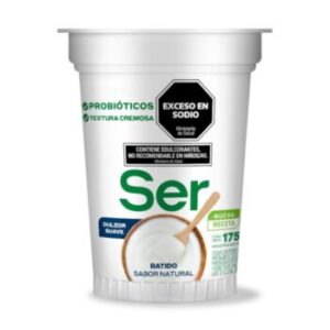 Yogurt Ser Batido Natural Dulzor suave x 175 gr.