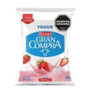 Gran Compra Yogurt Entero Sachet 900 gr FRUTILLA