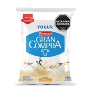 Gran Compra Yogurt Entero Sachet 900 gr VAINILLA