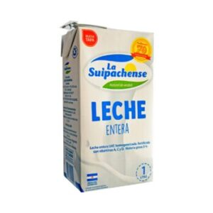 Leche entera larga vida La Suipachense x 1 lt.