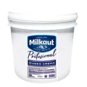 Queso crema Milkaut bade de 3.6 kg.