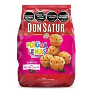 Magdalenas Don Satur Vainilla con Chips de Chocolate 250g