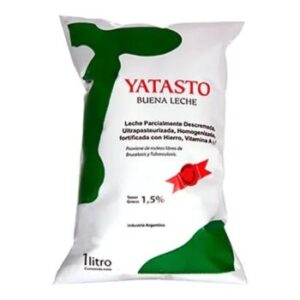 Leche descremada yatasto sachet x 1 lt.