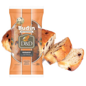 Budin Artesanal D&D Naranja C/ Chips 250 gr