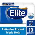 PAÑUELOS ELITE 6 x 10 UN.