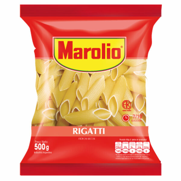 Fideos Marolio Rigatti 500gr