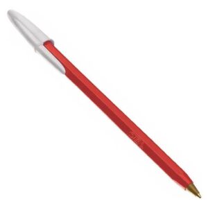 Boligrafo Bic T/Grueso Rojo c/u