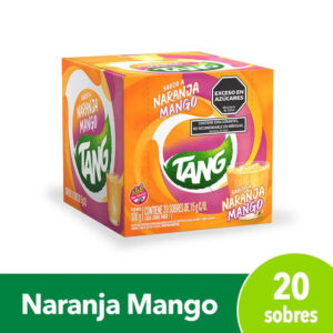Jugo TANG Naranja Mango CAJA 20U 15 gr c/u