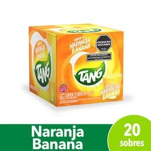 Jugo TANG Naranja Banana CAJA 20U 15 gr c/u