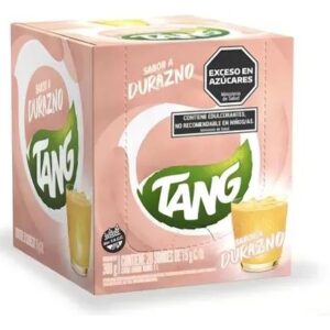 Jugo TANG Durazno CAJA 20U 15 gr c/u