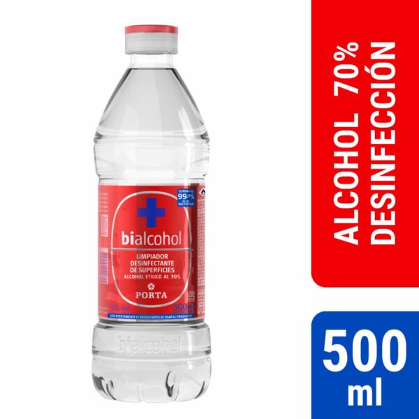 BIALCOHOL 70° DESINFECCION X 500 ML