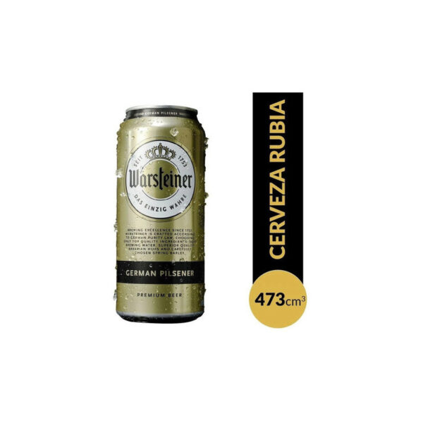 Cerveza Warsteiner x 473 cc