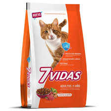 7 Vidas Gatos Adultos Salmon x 10 kg