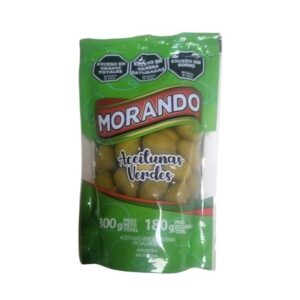 Aceitunas verdes Morando doy pack x 180 gr.