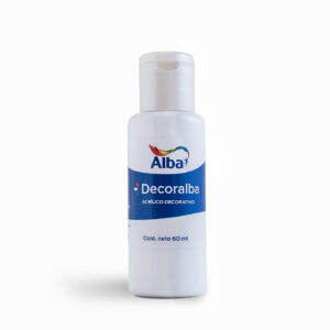 Acrilico decoralba Blanco x 60 ml. c/u