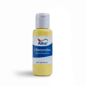 Acrilico decoralba Amarillo Limon x 60 ml. c/u