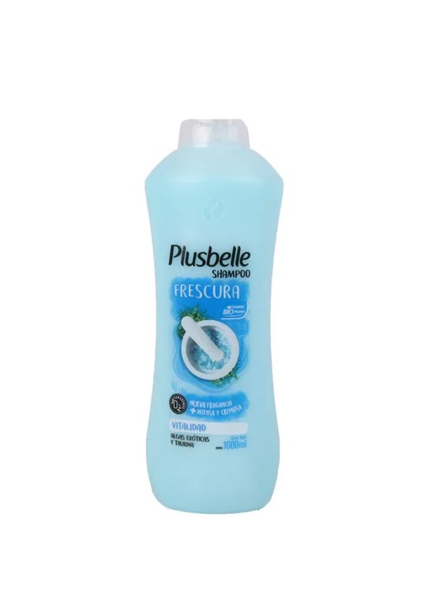 SHAMPOO PLUSBELLE FRESCURA X 1 LT.