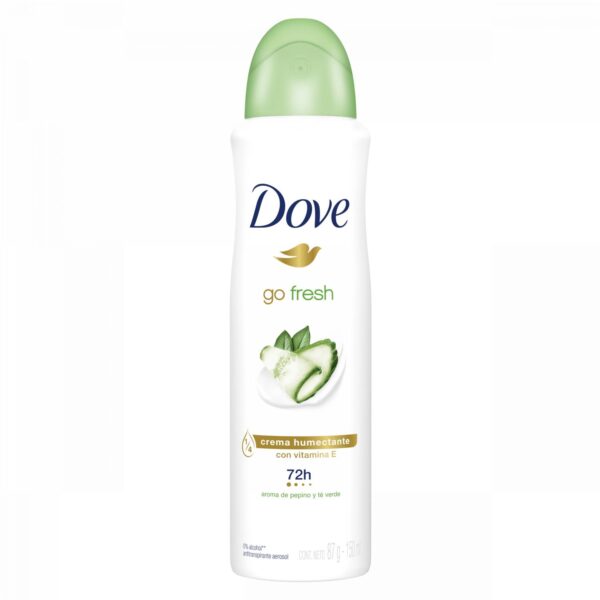 Desodorante Dove GoFresh Pepino y te verde